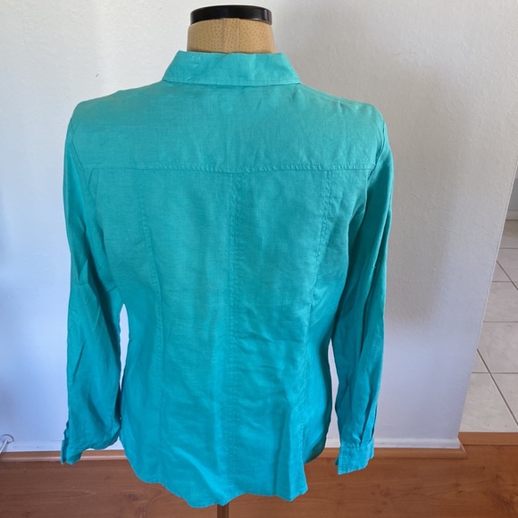 Conrad C Collection Linen Blouse - Picture 3 of 4